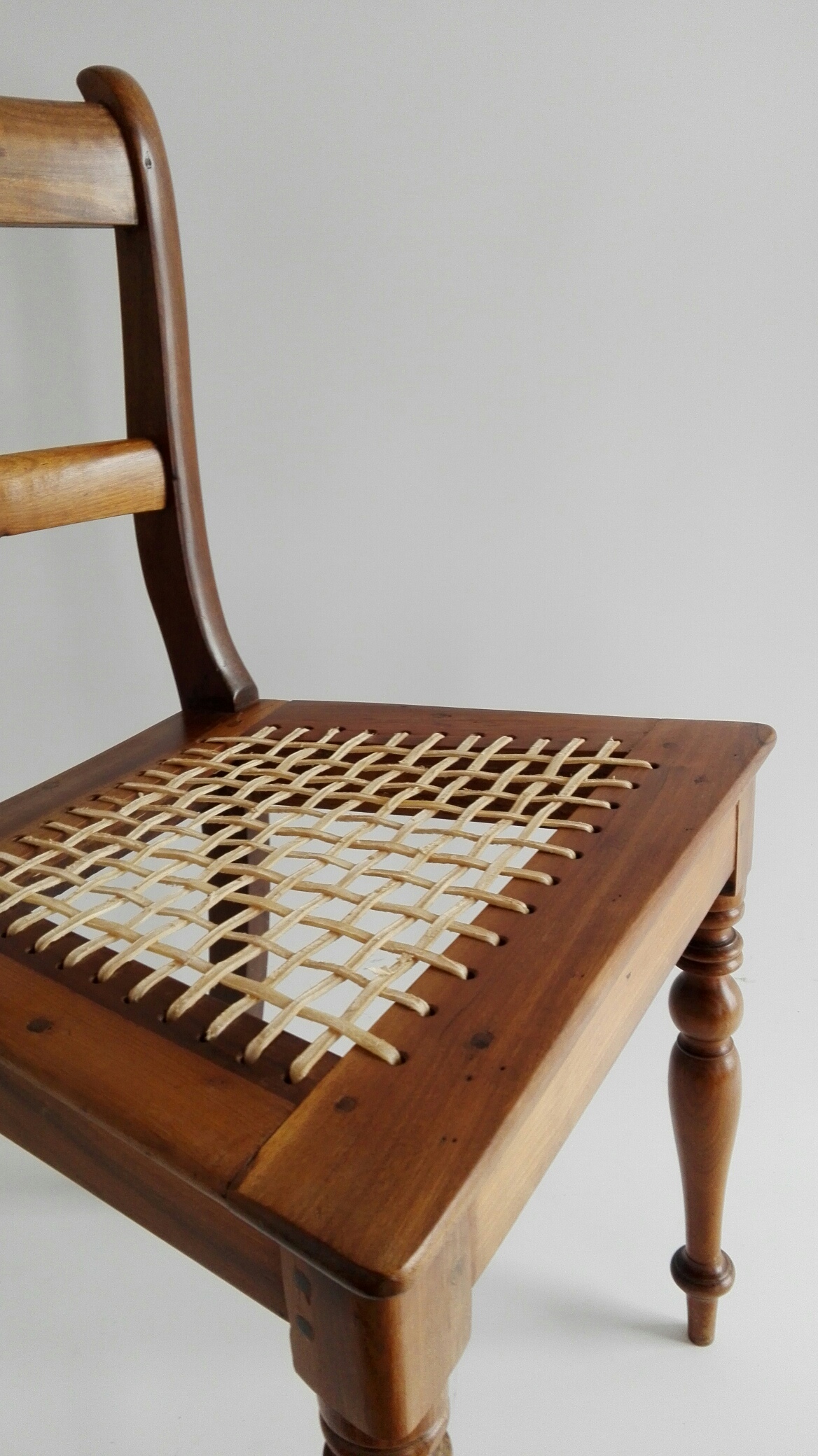 Stinkwood and riempie late 19th century Cape chair Lutge Gallery